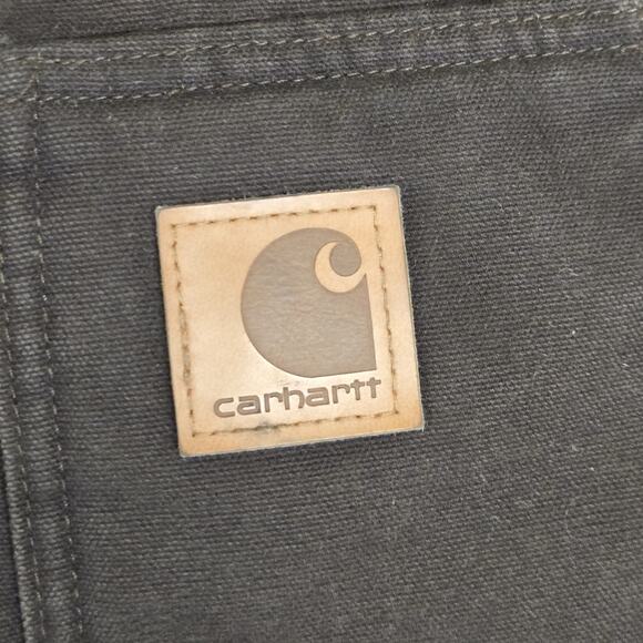 Carhartt Dark Brown C61 Sandstone Ridge Jacket Size 2XL Sherpa Lined Workwear - Picture 7 of 14